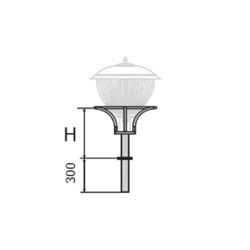 К54-0,2-1-5 кронштейн однорожковый