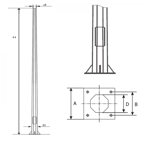Опора ОГК-3 исп. 4